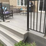 Custom Deck Railing With Stairs